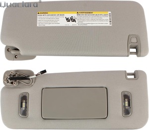 Panel Pelindung Matahari & Sunshade Mobil untuk Sierra untuk Chevy Silverado 1500/2500/3500 2014-2019 Aksesori Sunvisor Kit Cermin - Product Image 2