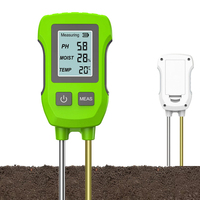Testeur de sol numérique LCD 3 en 1 PH/Humidité/Température, haute précision, avec rétroéclairage, pour plantes d'intérieur, jardin, pelouse, ferme