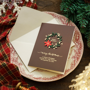 Carte de Noël Creative Pliant Gratitude Bénédiction Carte Message Petite Carte Invitation D'<span class=keywords><strong>anniversaire</strong></span> Des Enfants - Product Image 5