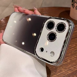 เคสโทรศัพท์มือถือ Senyork สีไล่ระดับแบบมันเงา สำหรับ iPhone 13 14 15 16 17 pro max พร้อมหน้าต่างขนาดใหญ่ป้องกันเลนส์ ฝาหลัง - Product Image 5