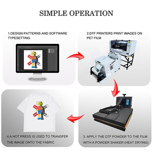 Impresora DTF Hoson Board A3 I1600 de 5 colores de alta velocidad con software Maintop, precio de fábrica en China - Product Image 6