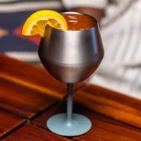 Gobelet 14oz à double paroi isolé sous vide gobelets en verre à vin