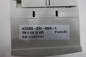 ACS355-03U-08A8-4 ไดรฟ์ VFD แบบ AC 400/480V-AC 48-63Hz PLC - Product Image 3