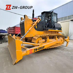 Bulldozer sur chenilles d'occasion SHANTUI SD22 de 22 tonnes avec moteur et lame inclinable droite |   Bouteur fiable pour les travaux de terrassement - Product Image 6