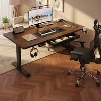 Offre Spéciale : Bureau Exécutif en Bois pour Espace de Travail Moderne, Bureau Électrique à Hauteur Réglable – Direct Usine