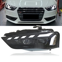 Faros Delanteros LED Matrix A4 B8.5 A4L DRL 2009-2016, Luz Alta, Direccional, Nuevos Faros Audi para Reequipamiento/Actualización, CCC/EMARK
