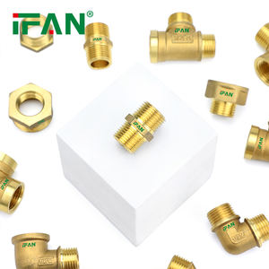 Raccord de conduite d'eau en laiton IFAN 1/2 3/4 1 2 pouces BSP Femelle vers Mâle Filetage Tuyau Robinet Connecteur Raccords en laiton pour tuyauterie d'eau - Product Image 3