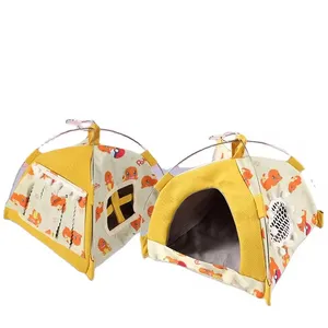 2024 Hot Sale Yiwu Agent Parrot Nest Bird Supplies Nest Bird Tent Sun Monk House Sleeping Nest Floor Hanging Pet Supplies