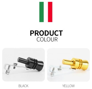 Silbato de escape de turbina para coche y motocicleta de buena calidad, adaptable, SMLXL - Product Image 5