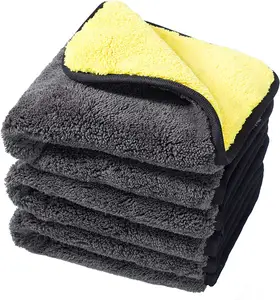 Wholesale Auto Care 800GSM Super Thick Microfiber Car Cleaning Cloth Detailing Towel