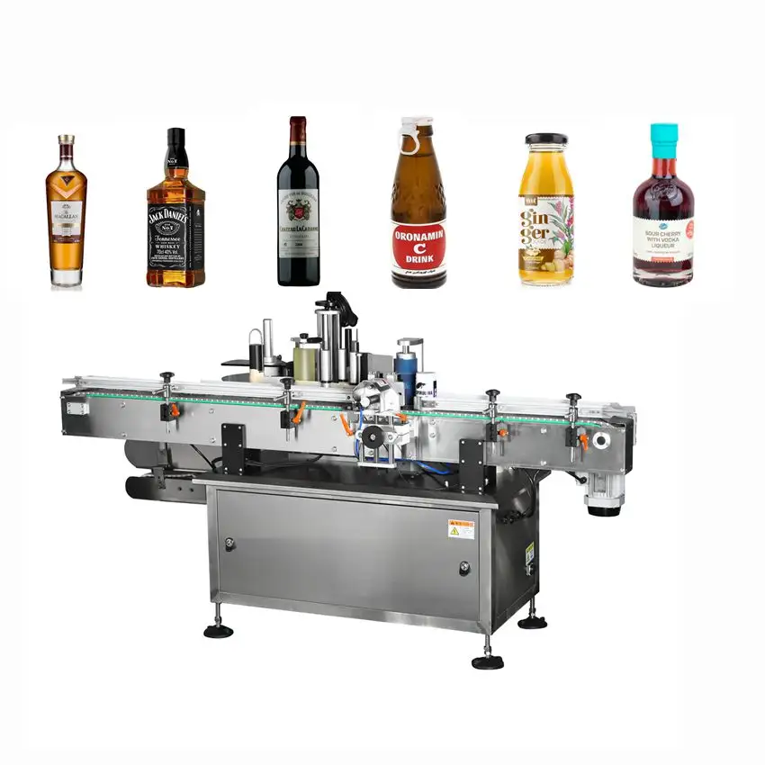 Automatic 1 / 2 / 3 Sides Label Round Square Bottle Labeling Machine