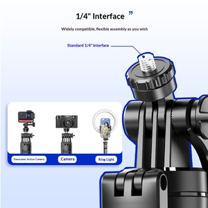 Trípode para Teléfono Celular de 1.7m con Soporte para Selfies y Tornillo de 1/4 para Transmisión en Vivo y Vlogging, Directo de Fábrica - Product Image 3