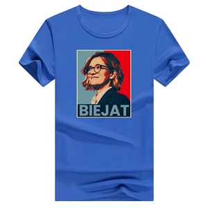 Wholesale Customizable 2025 Unisex Short Sleeve Polish Presidential Candidate T-Shirt Adults Election Cheer T-Shirt Promotional - Product Image 5