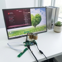 Contrôleur d'écran LCD standard avec reconnaissance automatique VGA, prend en charge différentes tailles d'écrans LVDS, incluant un onduleur de rétroéclairage