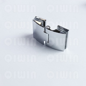 <strong>Russian</strong> <strong>Hinges</strong> Hidden Screws Chrome Plating <strong>Hinges</strong> for Shower Doors Glass to Glass - Product Image 2