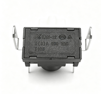 Interrupteur autobloquant à courant élevé 8A 250V KAN-12-1AD, mini-interrupteur à bouton-poussoir pour montage sur panneau, tête ronde, interrupteur PCB à trou traversant, RoHS