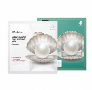มาส์กหน้า JMSOLUTION Premium Marine Pearl Whitening Mask ของแท้จากเกาหลี 5 ชิ้น ช่วยให้ผิวกระจ่างใสและชุ่มชื้น - Product Image 2