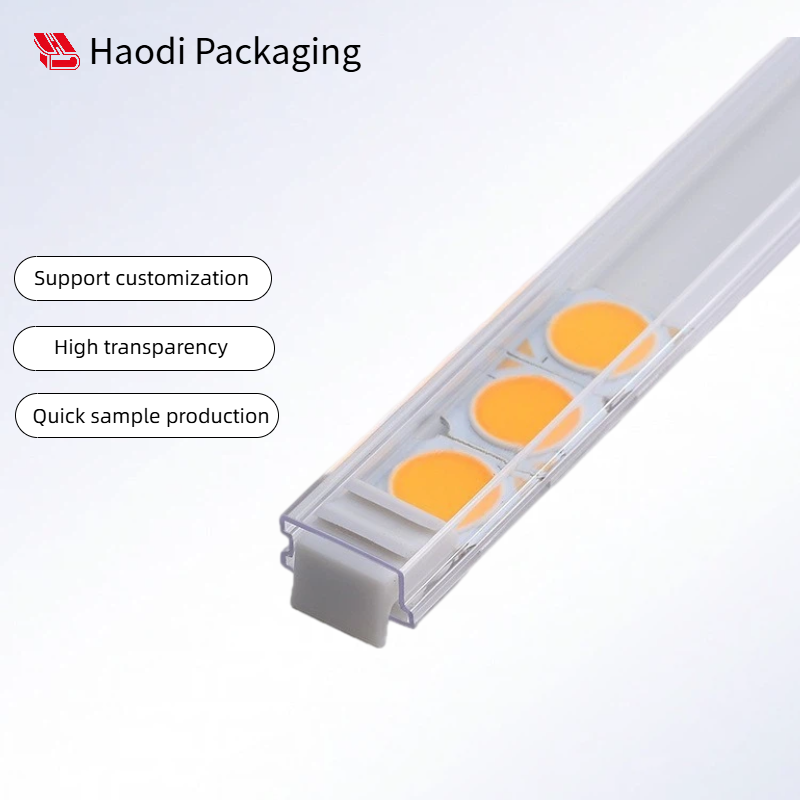 Transparent One-Piece PVC Packaging Tube for IC Chips Delicate ...