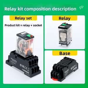 Relé Miniatura Industrial Lantos Original Schneider RXM2AB1FD RXM2, 110V DC 12A 2CO, 8 Pines, Enchufable - Product Image 3