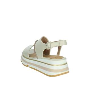 Sandalias de Plataforma con Tiras para Mujer, Modelo K-11010, Color Blanco, Estilo Veraniego - Product Image 2