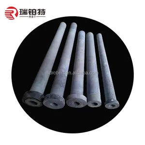 NSiC Silicon Nitride Si3N4 Bonded Silicon Carbide SiC Protection Tube For Thermocouple