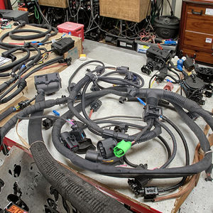 カスタマイズ可能なフルエンジン配線用ハーネスキット自動車用PVC断熱オス/メスプラスチックコネクタ工場から直接 - Product Image 2