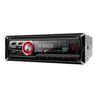 Récepteur FM 12V pour tableau de bord stéréo de voiture Lecteur d'autoradio portable à double connexion USB avec télécommande