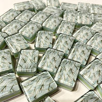 Mahjong Lipat Mewah Modern Amerika Penuh 160 Ubin 4 Lapis Akrilik Olive 8 Joker Kelas Profesional Grosir