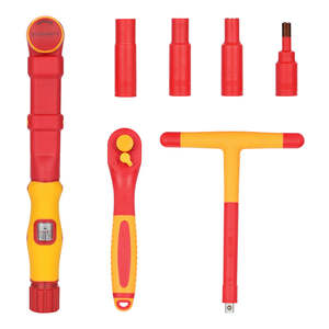 Jeu de douilles de clé dynamométrique professionnelles avec poignée en T et outils à cliquet pour la réparation automobile, l'installation électrique et l'utilisation domestique - Product Image 3