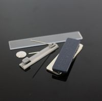 Insignia de Identificación Personalizable con Logotipo, Reutilizable, para Empleados, Pin de Solapa Metálico, Insignia de Aleación de Aluminio con Ventana para Tarjeta de Identificación, Pin de Seguridad para Oficina