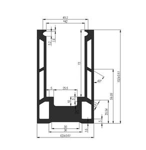 유리 난간 울타리 테라스 프레임리스 유리 난간 디자인 알루미늄 U 채널 계단 풀 유리 난간 - Product Image 4
