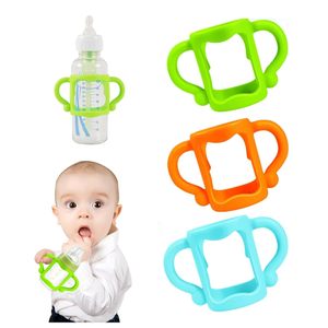 Poignées de biberon en silicone de qualité alimentaire sans BPA, amovibles, faciles à saisir, pour gobelets d'apprentissage - Product Image 1