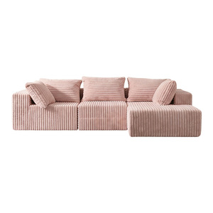 Meubles de salon modulaires de luxe modernes, grand canapé sectionnel, lit en mousse à haute densité compressée sous vide pour la maison et l'hôtel - Product Image 1