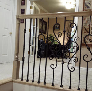 Venta Directa de Fábrica, Pasamanos de Madera de Roble Rojo Duradero, Tapa de Apertura para Escaleras Interiores y Exteriores, Procedente de Vietnam - Product Image 2