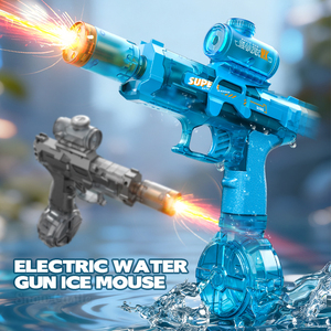 <span class=keywords><strong>Pistolet</strong></span> à eau automatique miniature transparent en plastique, jouet de plage et de piscine pour l'été, tir longue portée, <span class=keywords><strong>pistolet</strong></span> à eau pour adultes, enfants et garçons - Product Image 2
