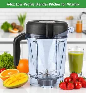 Pour <span class=keywords><strong>Vita</strong></span> --- <span class=keywords><strong>mix</strong></span> 64oz Pichet de remplacement à profil bas pour pièces de mélangeur Compatible 750 E310 - Product Image 2