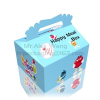 Boîte cadeau à poignée, faible MOQ, motif mignon, bonbons, chocolat, collation, dessert, gâteau, cadeau pour la fête des enfants
