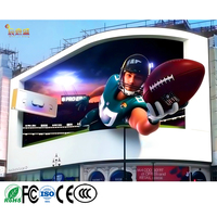 Panel LED 3D P4 P5 para Exteriores, de Gran Tamaño, con Servicio Frontal, Ligero, Fácil de Instalar, Pantalla de Video, Resistente al Agua, Cartel Publicitario