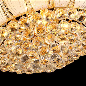 Lámpara colgante de decoración de Hotel, sala de estar, villa, Gran Lujo K9, candelabro de bola de cristal - Product Image 6