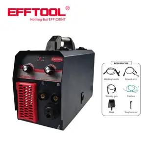 2024 NOVA TEMPORADA EFFTOOL Fornecedor Custo MIG200 Eficaz Welding Machine Welder Equipment com Welding Gun