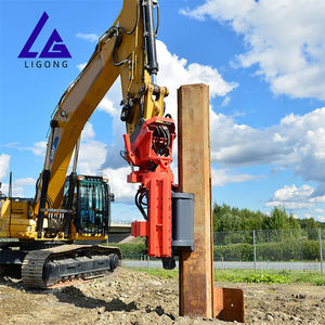 45 Grad Tilt Side Grip Vibro Hammer für 30t Bagger pfahl arbeiten - Product Image 2