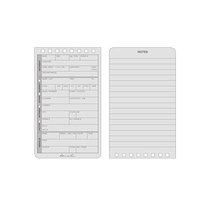 Mini carnet de poche imperméable à spirale avec couverture en PP, durable, pour l'extérieur, idéal pour noter et gérer les tâches