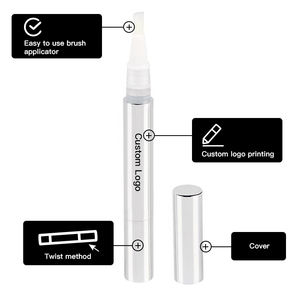 Pluma de Gel sin peróxido PAP para blanqueamiento de dientes profesional efectivo con logotipo personalizado, pluma de aluminio para blanquear dientes de 2ml - Product Image 3