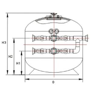 Vente chaude, filtres à <span class=keywords><strong>sable</strong></span> de haute qualité 2025 pour piscines, 600 mm - Product Image 5