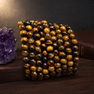 Pulsera de Ojo de Tigre - Un Símbolo de Fuerza, Éxito y Protección en la Sanación con Cristales (SOLO UNA PIEZA) - Product Image 3
