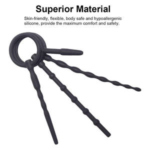 แท่งซิลิโคนหลายเม็ดสำหรับเซ็กส์ทอยสำหรับผู้ชายชุดท่อปัสสาวะ8ชิ้น - Product Image 2