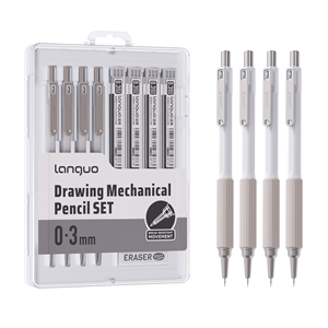 Elegante <span class=keywords><strong>Matita</strong></span> Meccanica Bianco Avorio 0.3mm con Mina Extra Fine <span class=keywords><strong>per</strong></span> <span class=keywords><strong>Disegno</strong></span> Professionale e Artistico - Product Image 6