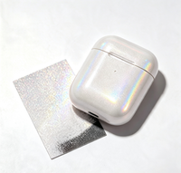 Casque Bluetooth GUANZUN à revêtement poudré, résistant aux intempéries, avec paillettes irisées laser blanches
