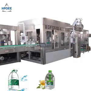 Automatic 6l water rinsing filling capping machine 5L mineral water filling machine price