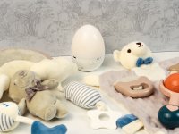 Machine Sonore Portable Intelligente pour le Sommeil et la Santé, Détection des Pleurs, Lumière Chaude pour Enfants et Adultes - Batterie Rechargeable pour la Relaxation Nocturne
